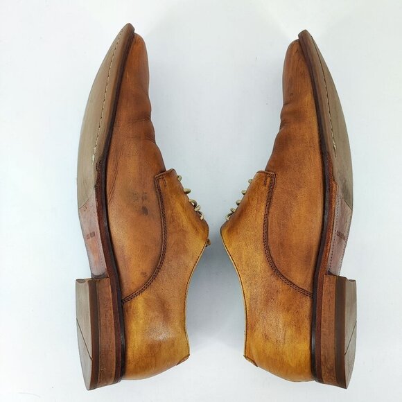 Cole Haan Men's Williams Plain II Brown Leather Oxfords Shoes Size 11.5 - Picture 5 of 9